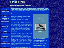 Tablet Screenshot of fenrisforge.com